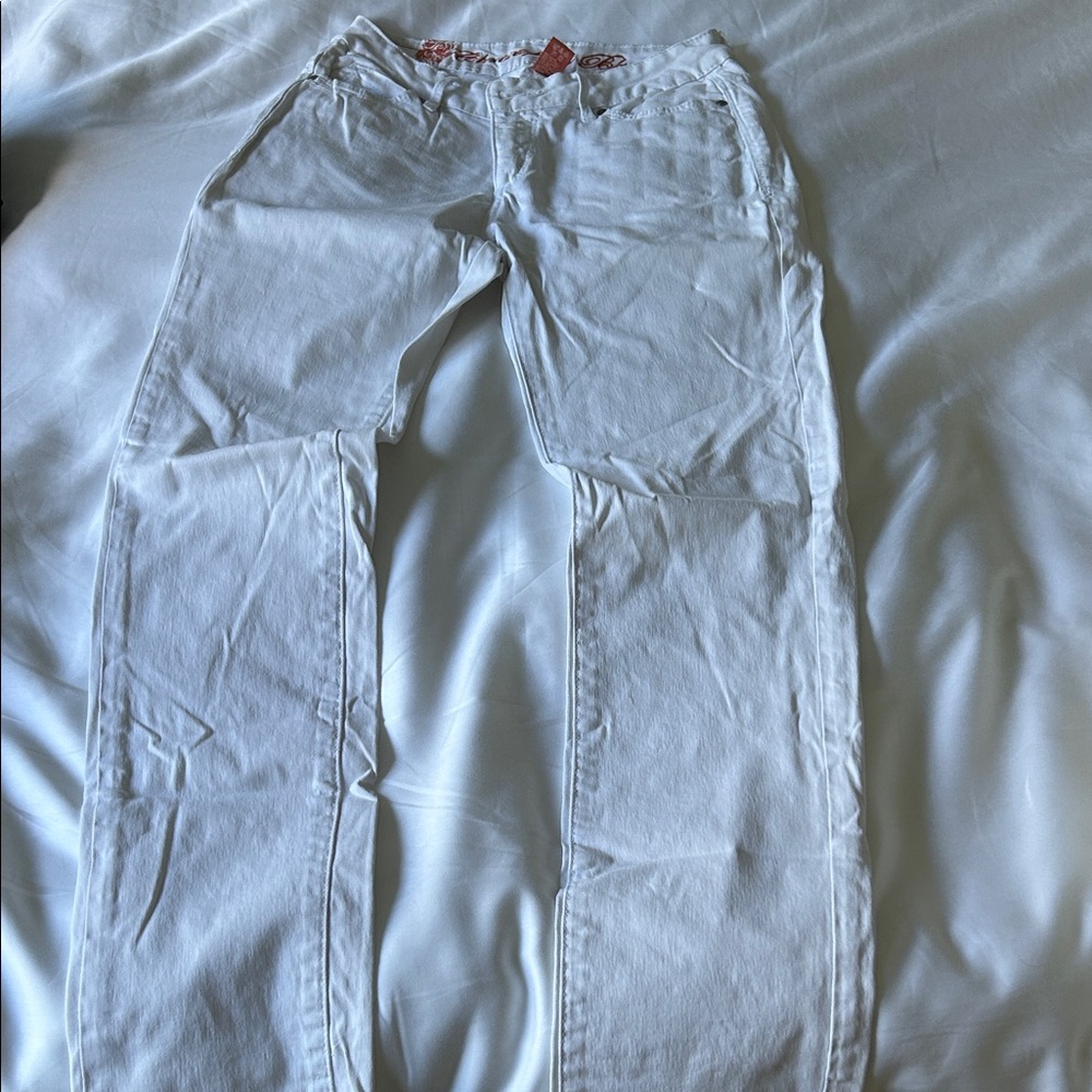 Christopher Blue White Denim Pants